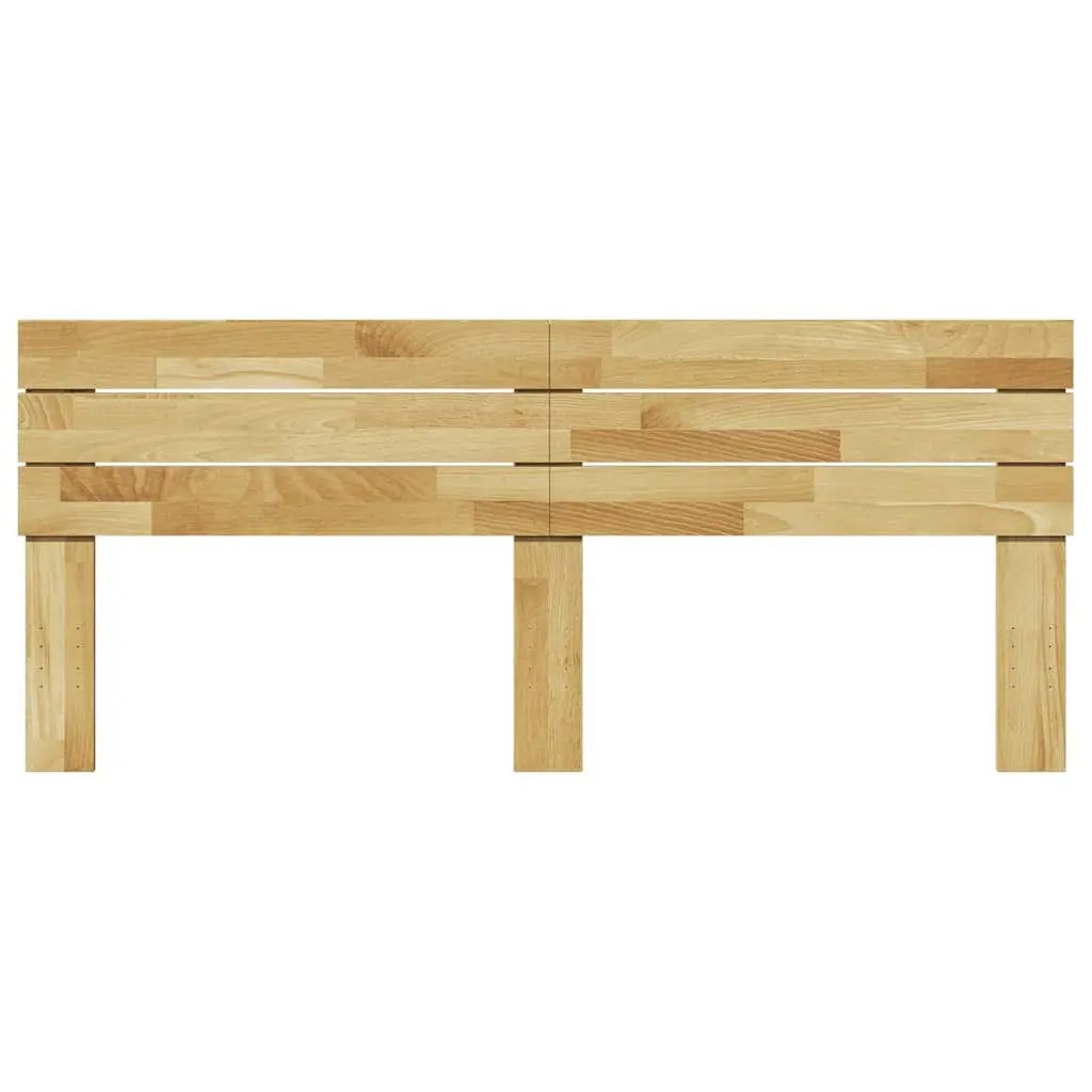 Headboard Bedroom Furniture Solid Wood Oak Brown 180 cm Back Support