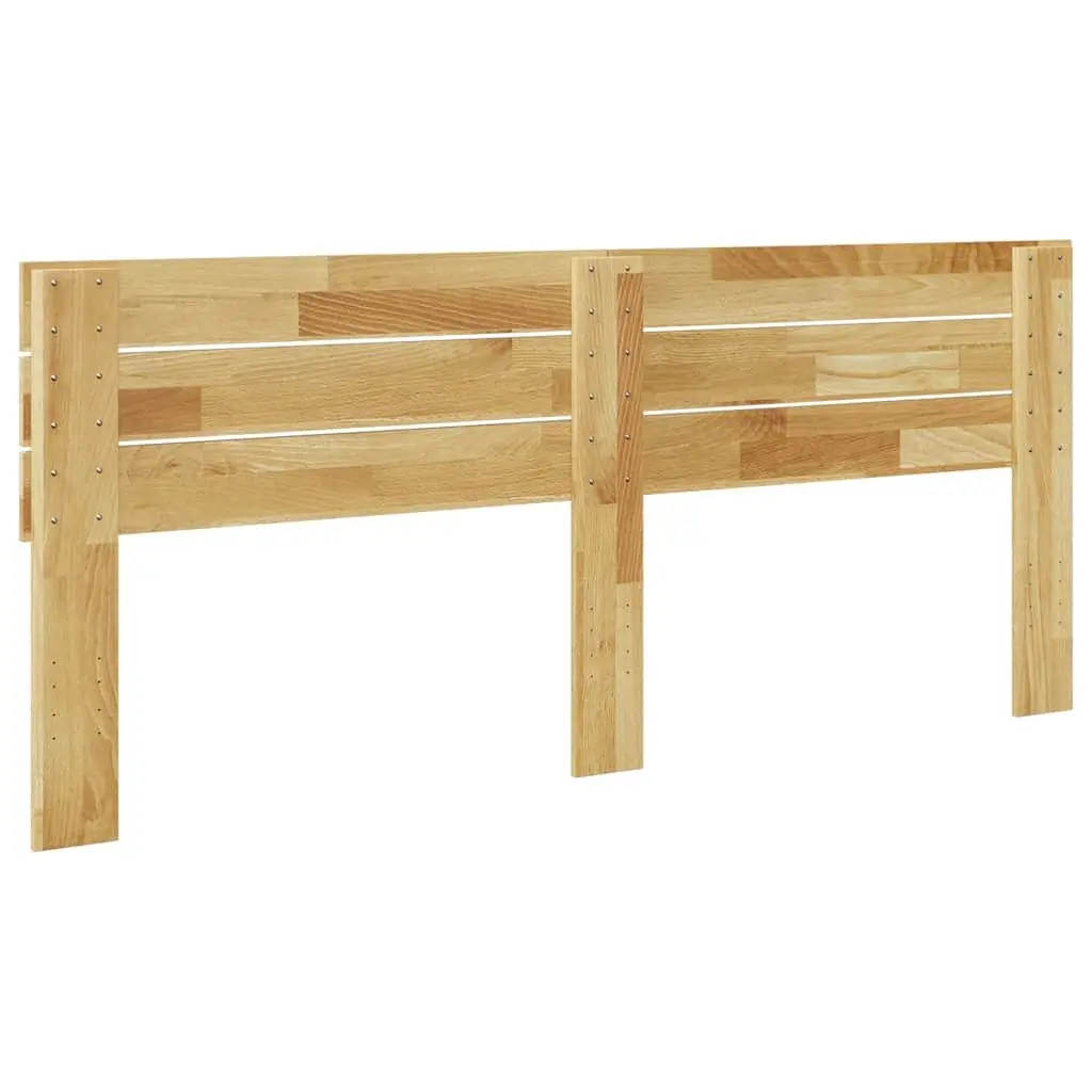 Headboard Bedroom Furniture Solid Wood Oak Brown 180 cm Back Support