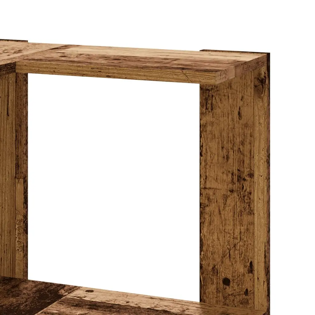 Corner Bookcase for Living Room Bedroom Office 5-Tier Brown 50x50x179cm