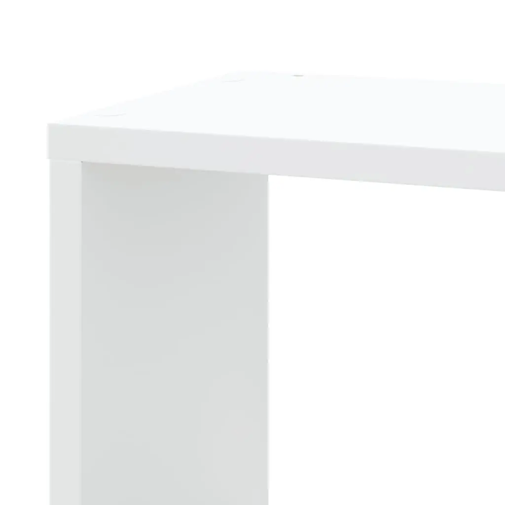 Wall Corner Shelf White 45x45x147cm Storage Shelving Unit Living Room Bedroom
