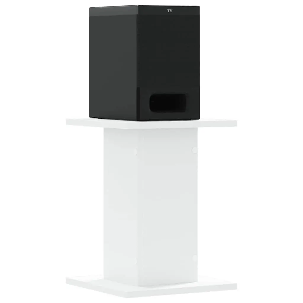 White Speaker Stands Pair 30x30x40 cm