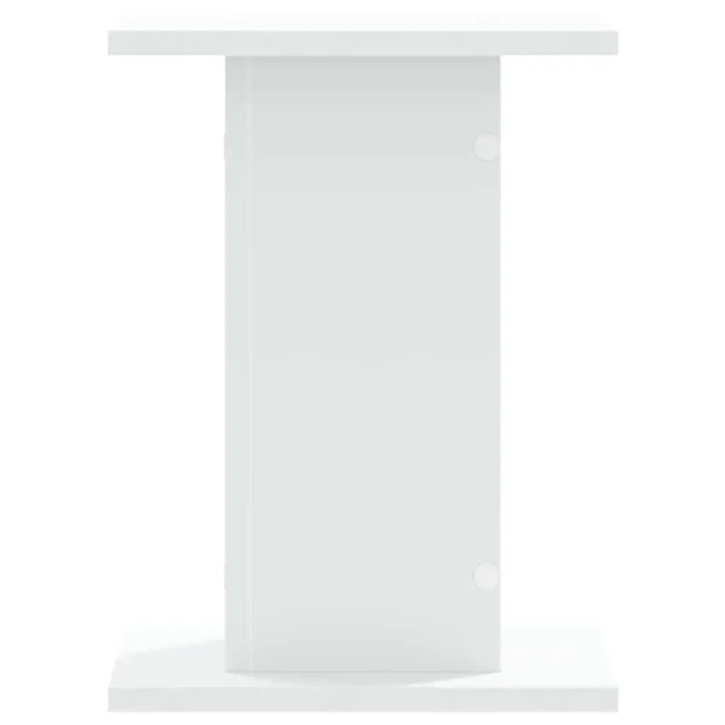 White Speaker Stands Pair 30x30x40 cm