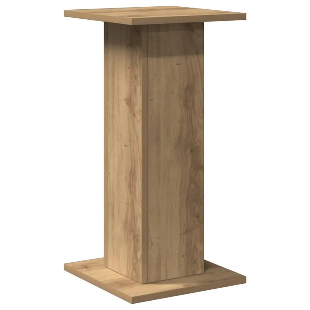 Speaker Stands 2 pcs Brown 30x30x60 cm Engineered Wood Audio Equipment Support