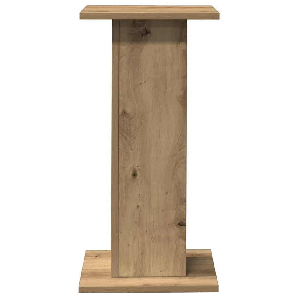 Speaker Stands 2 pcs Brown 30x30x60 cm Engineered Wood Audio Equipment Support