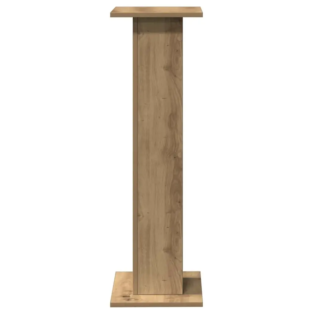 Speaker Stands 2 pcs Brown 30x30x95 cm Engineered Wood Audio Stand Pair