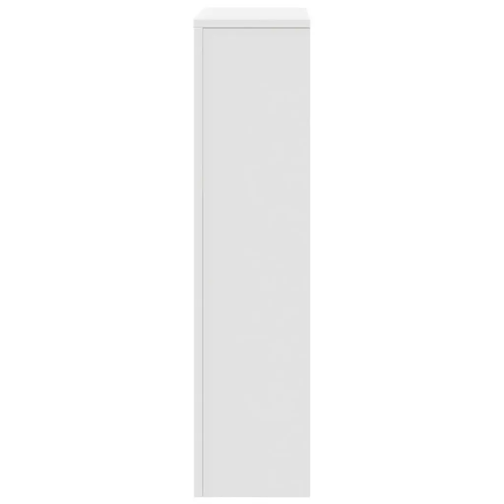 Radiator Cover Slatted Cabinet Shelf Living Room 104 x 20 x 82 cm
