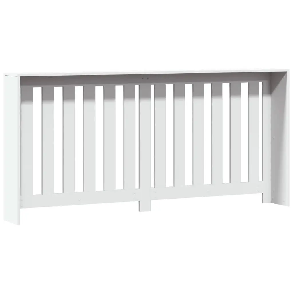 Radiator Cover Slatted Cabinet Shelf Living Room 175 x 20 x 82 cm