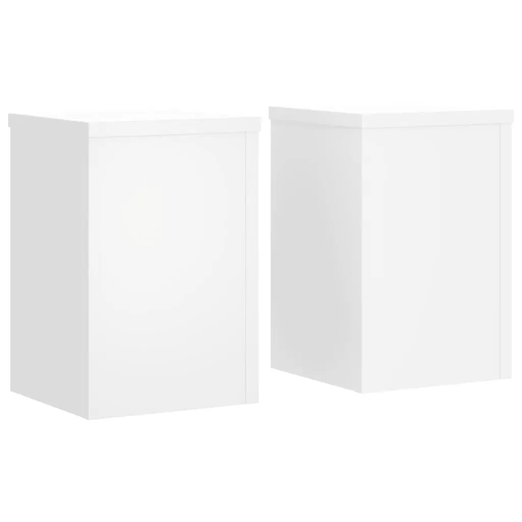 Plant Stands for Home and Garden 20x20x30 cm White Engineered Wood