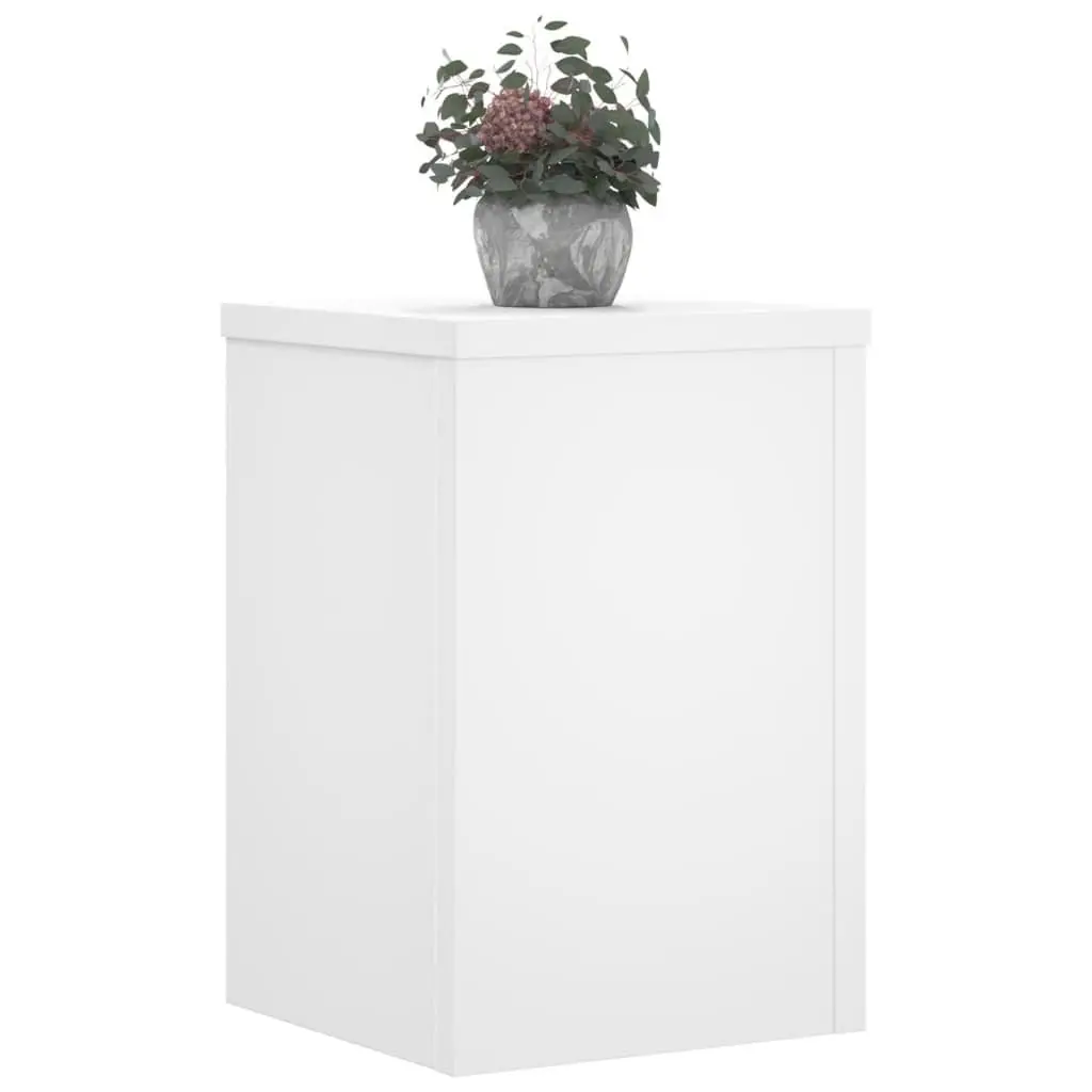 Plant Stands for Home and Garden 20x20x30 cm White Engineered Wood