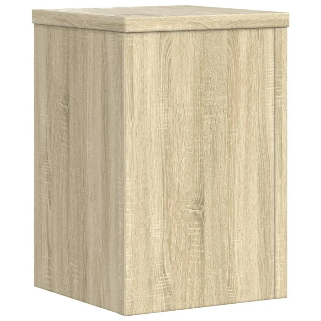 Plant Stands for Indoor Outdoor Use 20x20x30 cm Engineered Wood 2 Piece Sonoma Oak