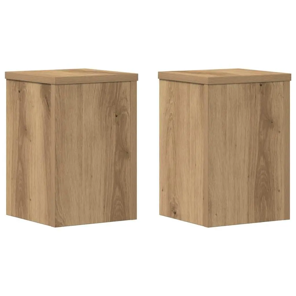 Plant Stands for Home and Garden 20x20x30 cm Brown Engineered Wood Display