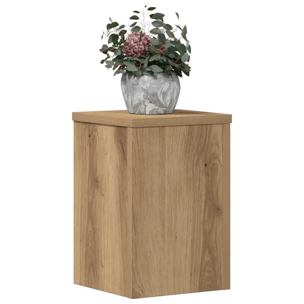 Plant Stands for Home and Garden 20x20x30 cm Brown Engineered Wood Display