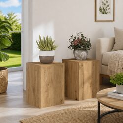 Plant Stands Specifications: 25x25x35 cm, Brown, 2 pcs