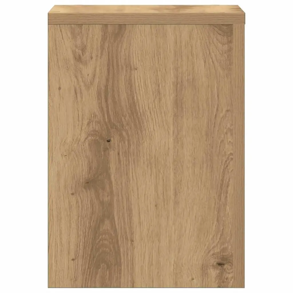 Plant Stands 2 pcs Engineered Wood Brown 25x25x35 cm Home Garden Decor Display