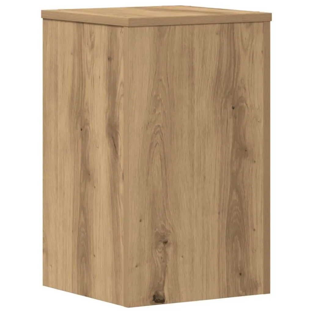 Plant Stands for Home and Garden 30x30x50 cm Brown 2 Piece Engineered Wood Flower Display Holder