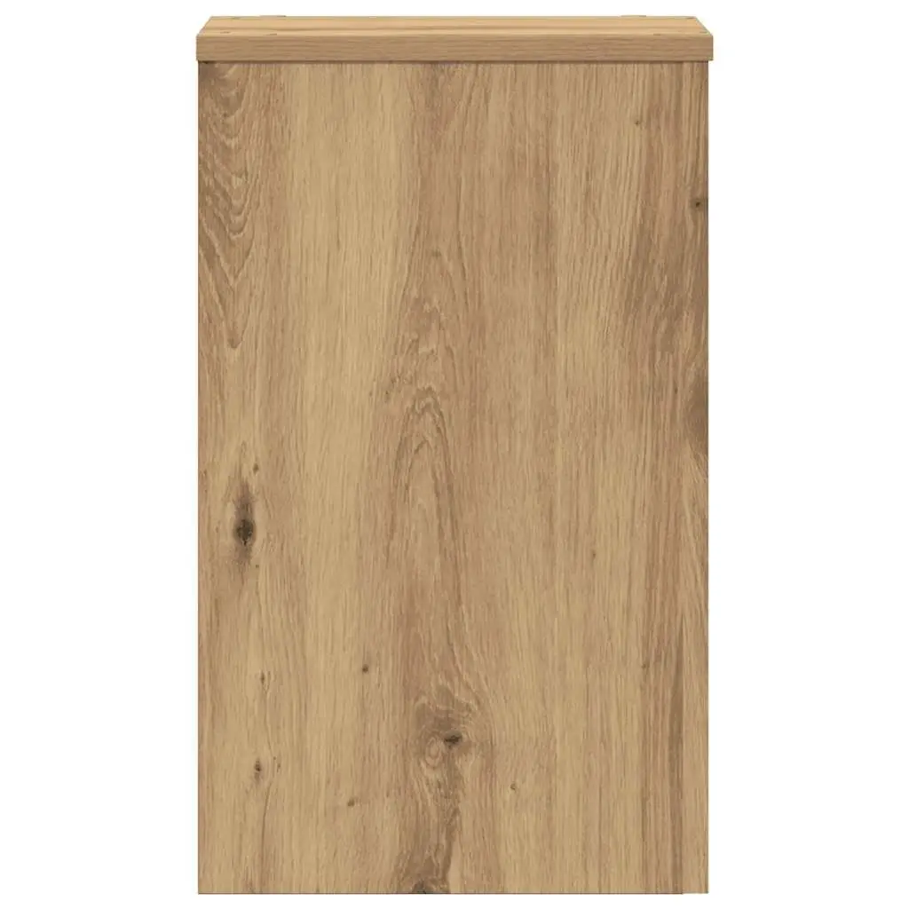 Plant Stands for Home and Garden 30x30x50 cm Brown 2 Piece Engineered Wood Flower Display Holder