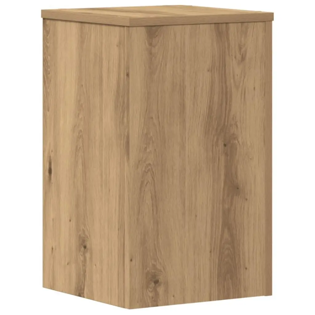 Plant Stands for Home and Garden 30x30x50 cm Brown 2 Piece Engineered Wood Flower Display Holder