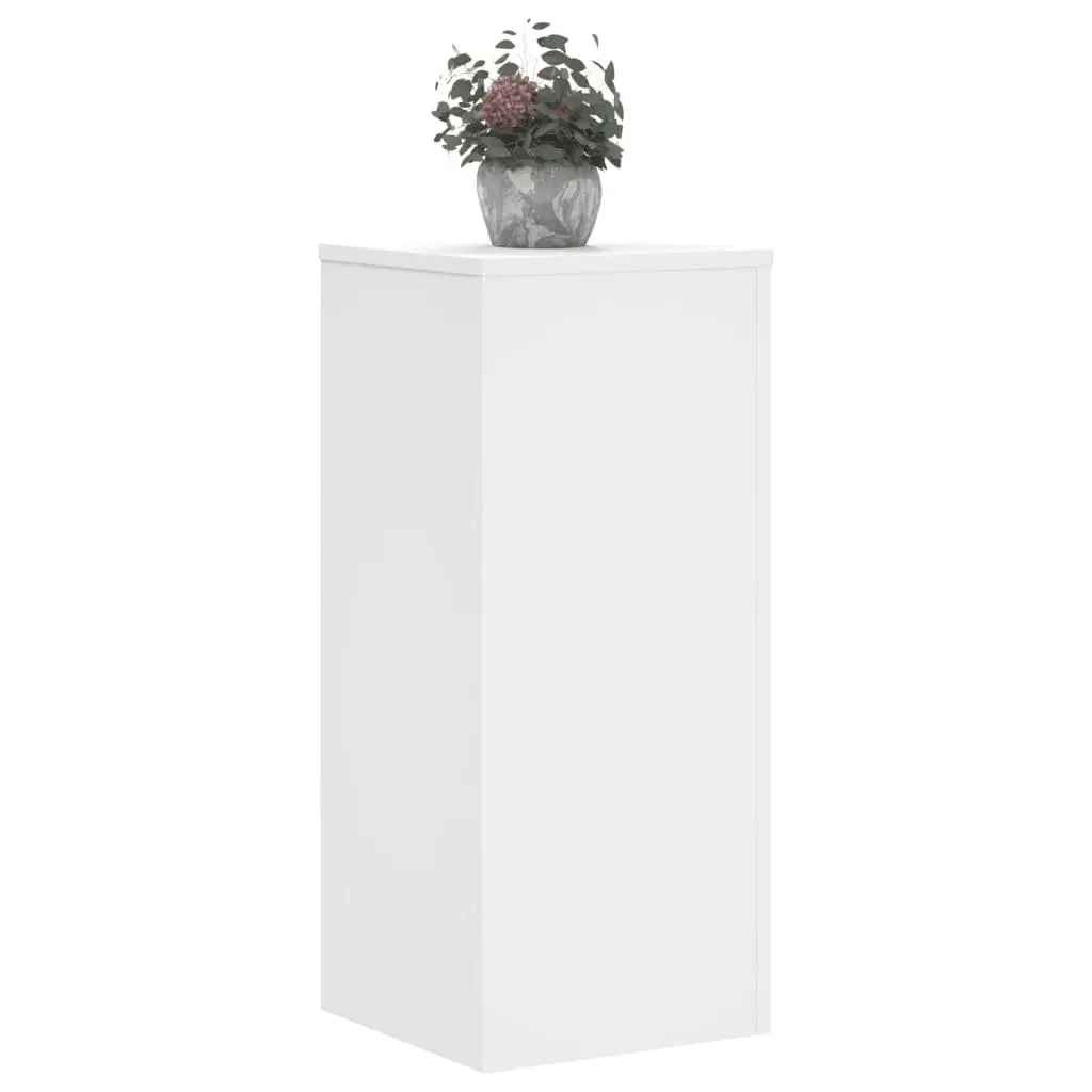 Plant Stand 30x30x70 cm White Engineered Wood Flower Pot Display Indoor Garden