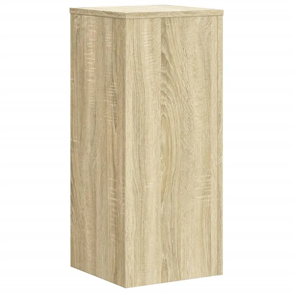 Plant Stands for Home 30x30x70 cm Brown Engineered Wood 2 Piece Flower Display Holder