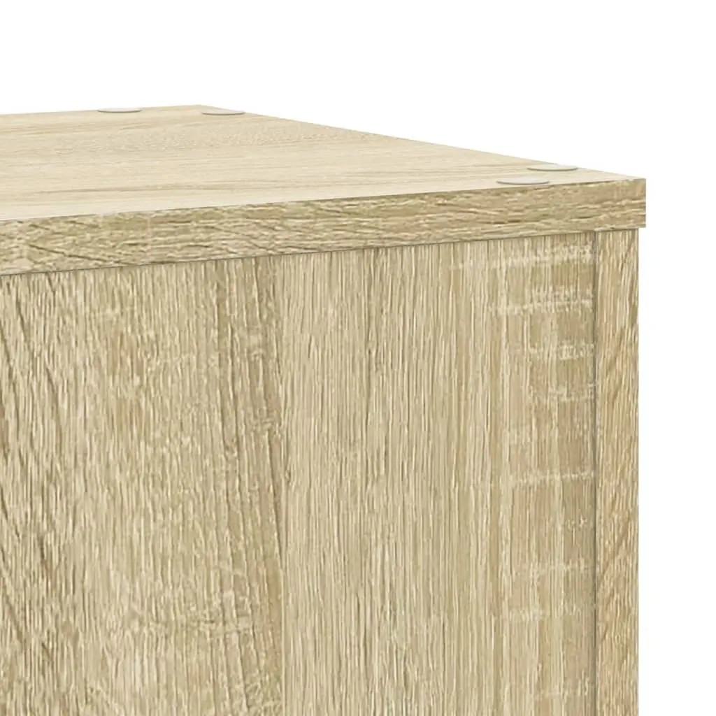 Plant Stands for Home 30x30x70 cm Brown Engineered Wood 2 Piece Flower Display Holder