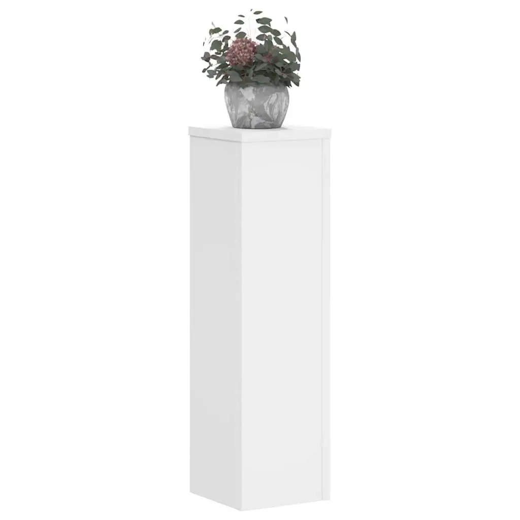 Plant Stands Indoor Outdoor 17x17x60 cm Engineered Wood 2 pcs White Display