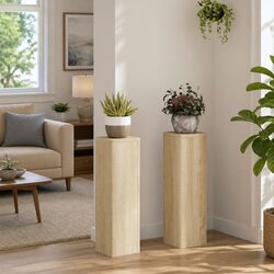 Engineered Wood Plant Stands - 17x17x60 cm