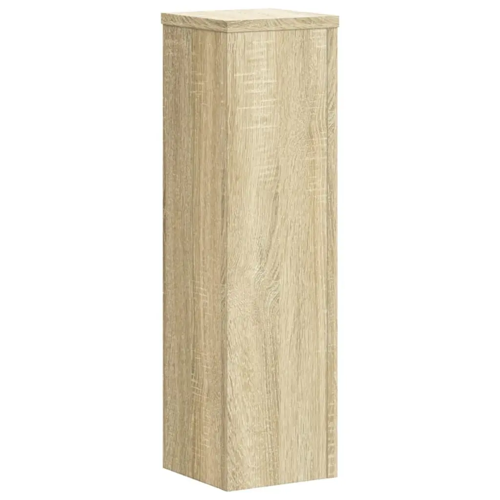 Plant Stands for Home and Garden 17x17x60 cm 2 Piece Engineered Wood Flower Display