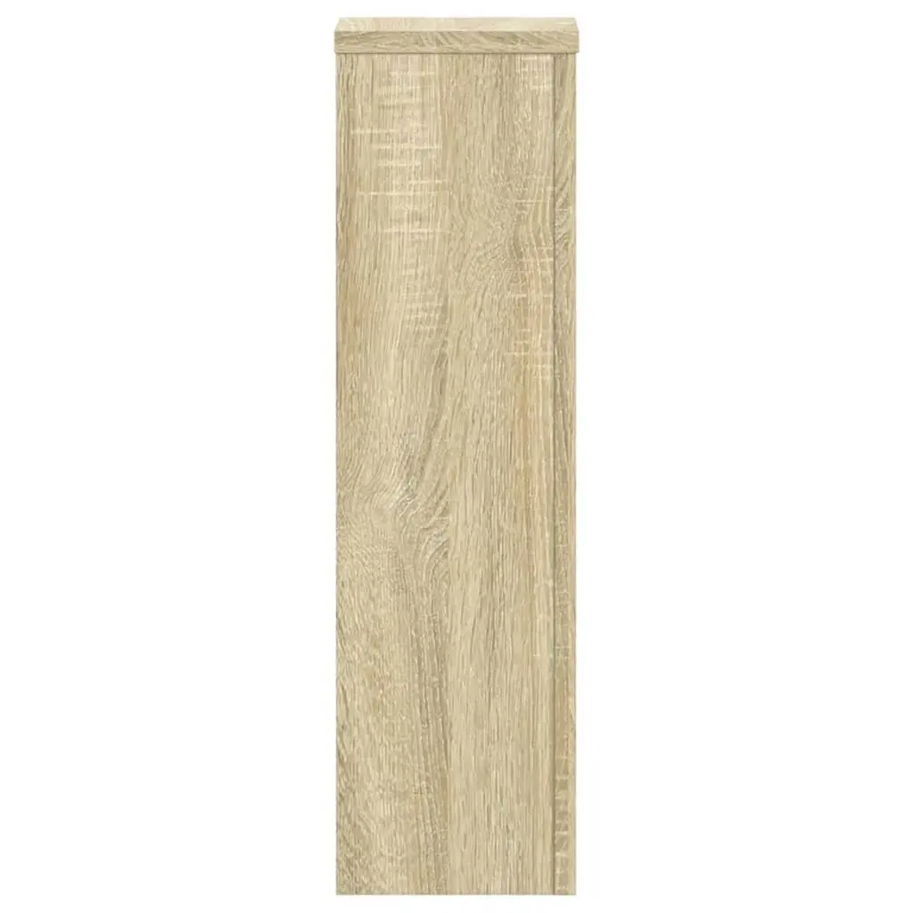 Plant Stands for Home and Garden 17x17x60 cm 2 Piece Engineered Wood Flower Display