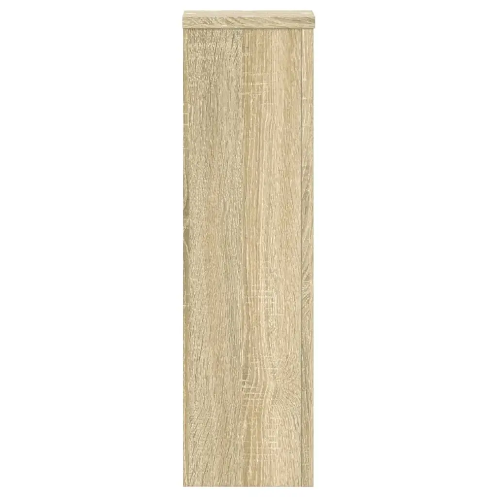 Plant Stands for Home and Garden 17x17x60 cm 2 Piece Engineered Wood Flower Display