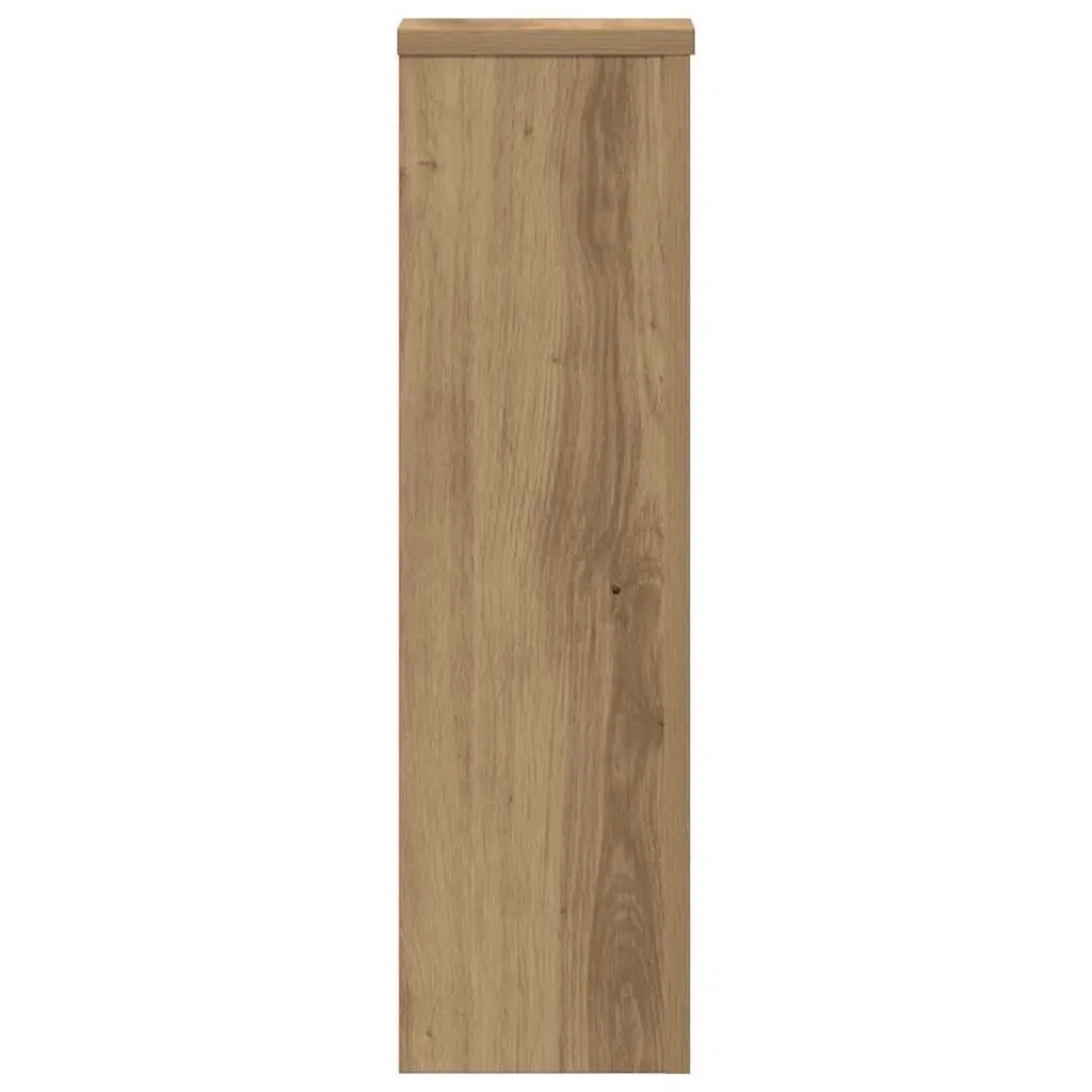 Plant Stands 2 Pieces Brown Engineered Wood 17x17x60 cm Flower Pot Display