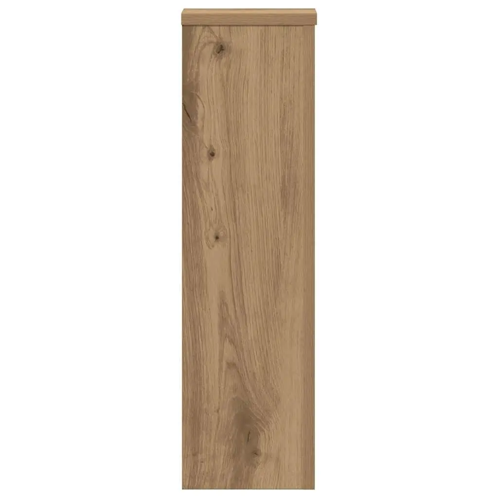 Plant Stands 2 Pieces Brown Engineered Wood 17x17x60 cm Flower Pot Display