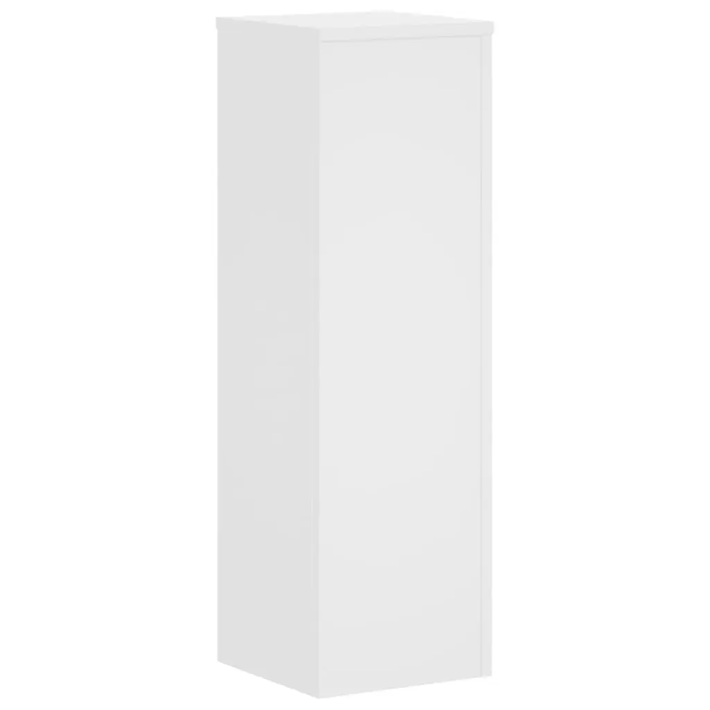 Plant Stands 2 pcs White 25x25x80 cm Engineered Wood Flower Pot Display