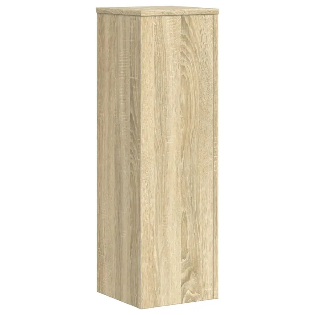 Plant Stands for Home and Garden 25x25x80 cm 2 Piece Sonoma Oak Engineered Wood Flower Pot Display