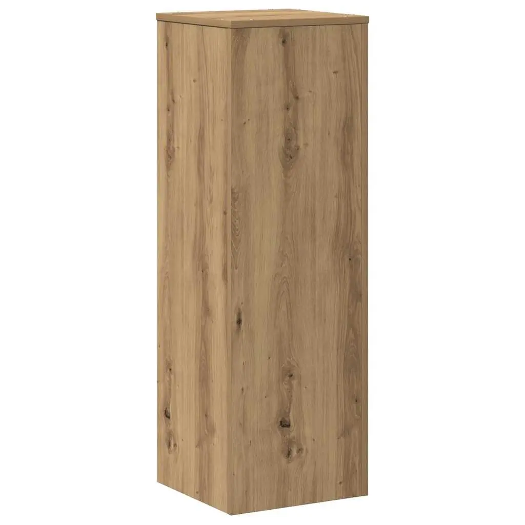 Plant Stand Indoor Outdoor Engineered Wood Brown 33x33x100cm