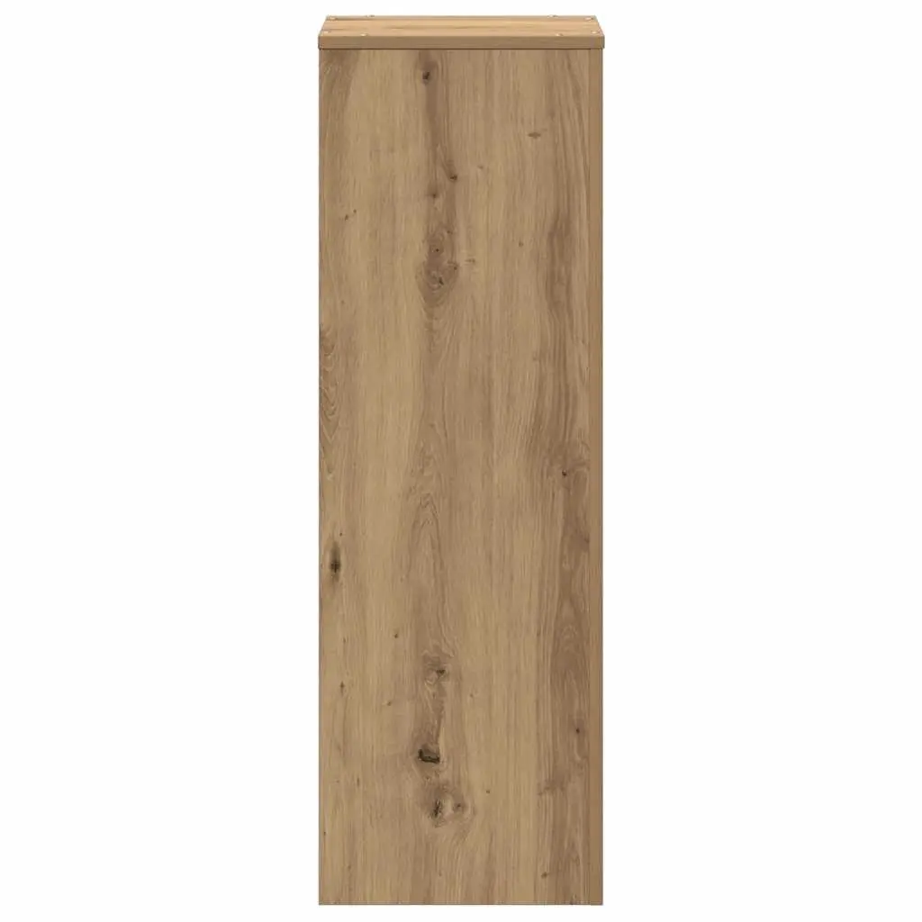 Plant Stand Indoor Outdoor Engineered Wood Brown 33x33x100cm