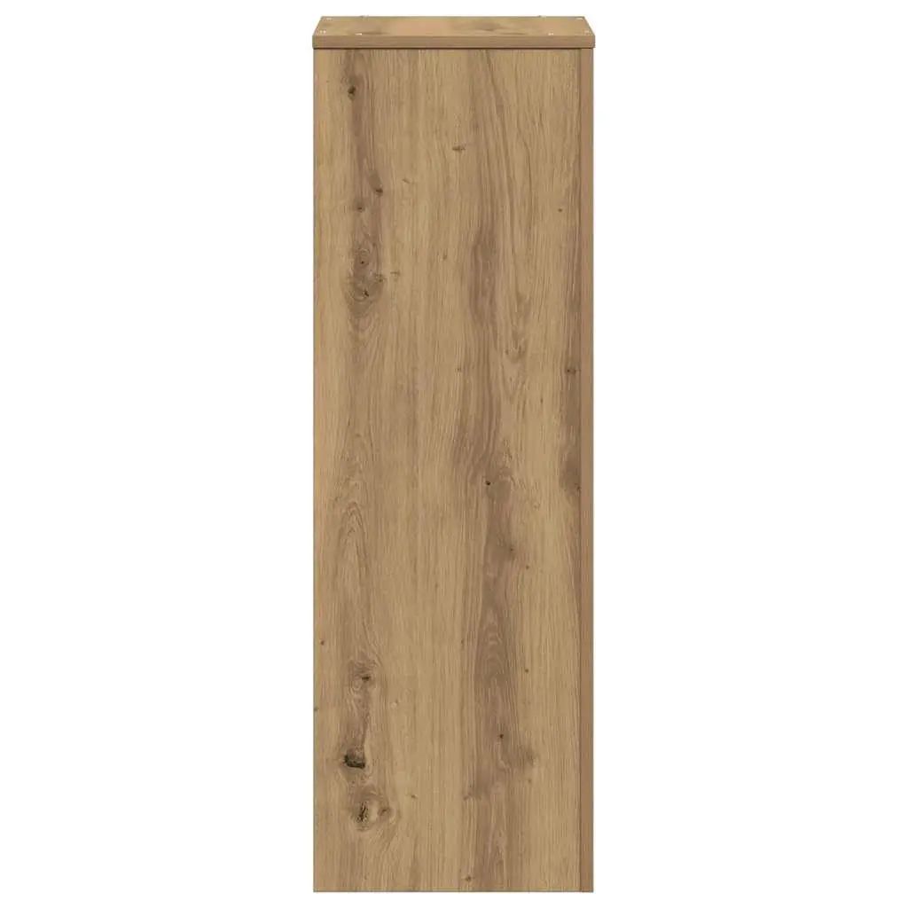 Plant Stand Indoor Outdoor Engineered Wood Brown 33x33x100cm