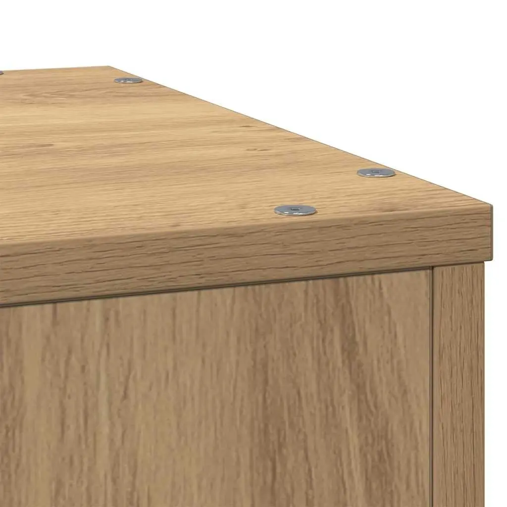 Plant Stand Indoor Outdoor Engineered Wood Brown 33x33x100cm
