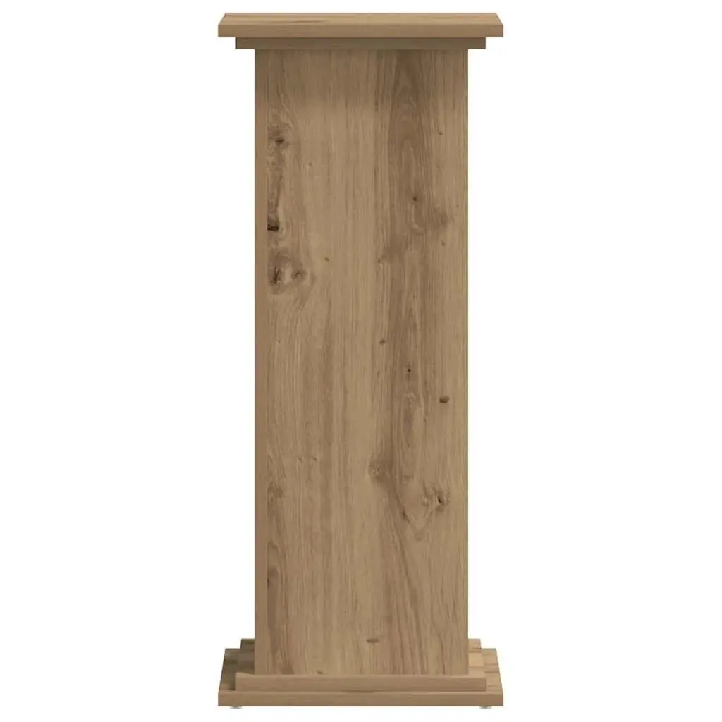 Plant Stand Indoor Brown Engineered Wood 33x33x80cm Tall Display Flower Pot
