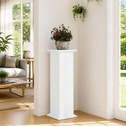 Plant Stand Dimensions 33x33x100cm Engineered Wood White