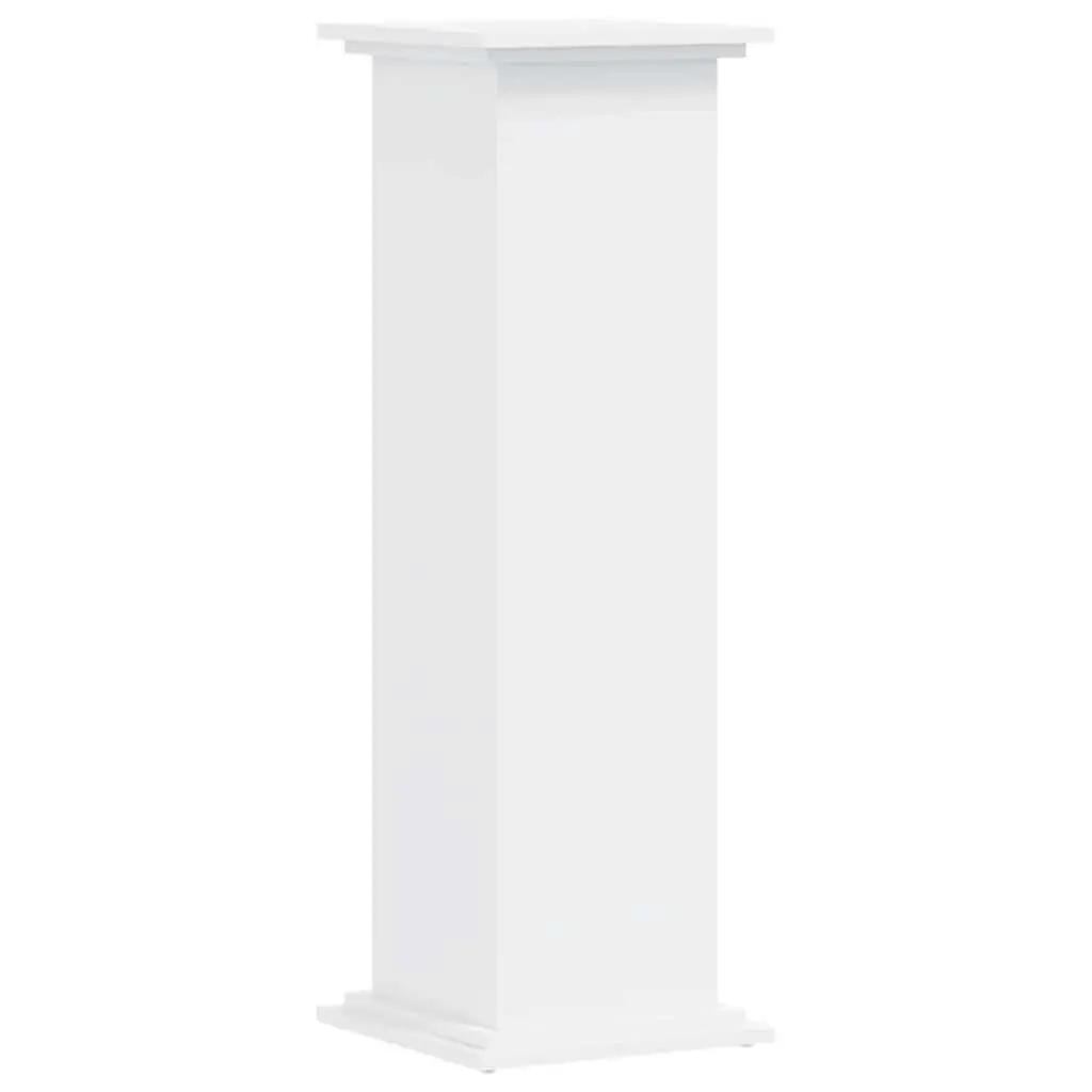 Plant Stand White 33x33x100cm Engineered Wood Flower Pot Display Tall