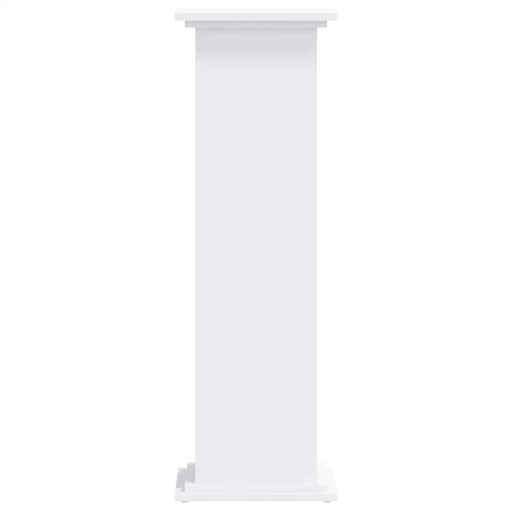 Plant Stand White 33x33x100cm Engineered Wood Flower Pot Display Tall