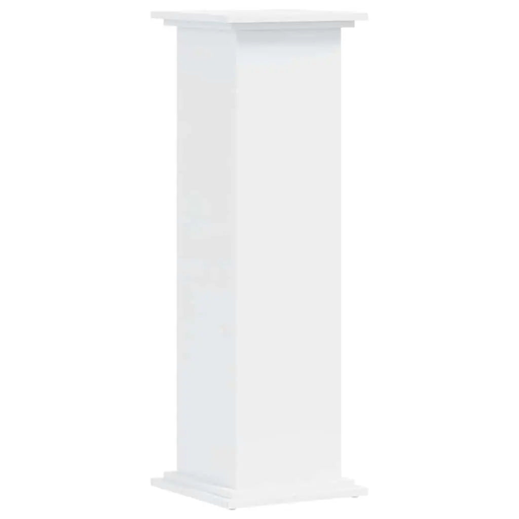 Plant Stand White 33x33x100cm Engineered Wood Flower Pot Display Tall