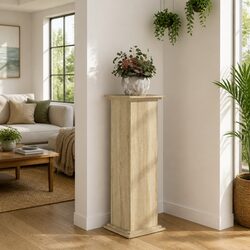 Plant Stand Dimensions: 33 x 33 x 100 cm in Engineered Wood