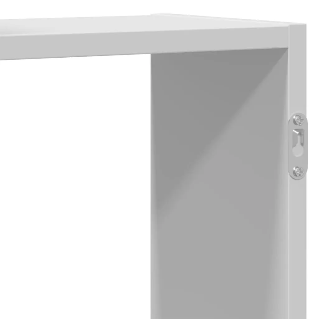 Floating Display Shelf White 159x18x65 cm Engineered Wood