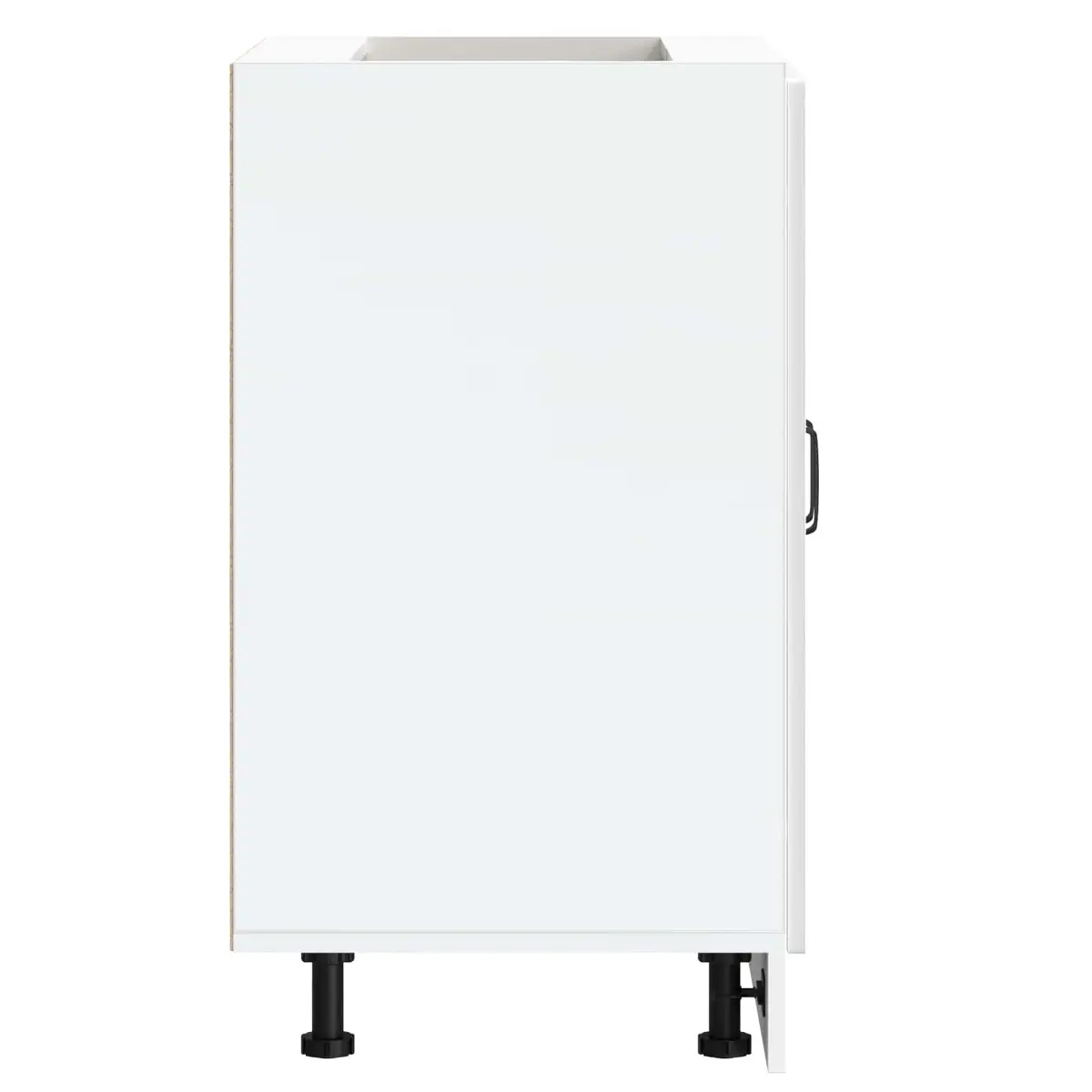 Sink Base Cabinet Kitchen Storage Cupboard White Engineered Wood 60x46x81.5cm