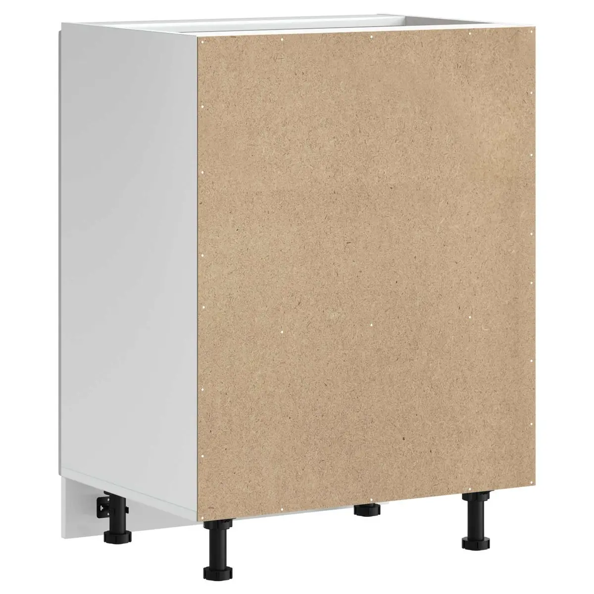 Sink Base Cabinet Kitchen Storage Cupboard White Engineered Wood 60x46x81.5cm