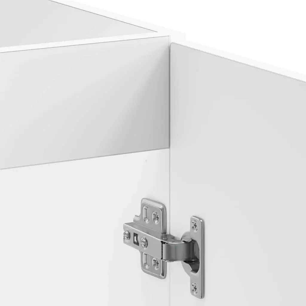 Sink Base Cabinet Kitchen Storage Engineered Wood White 80x46x81.5cm Organiser