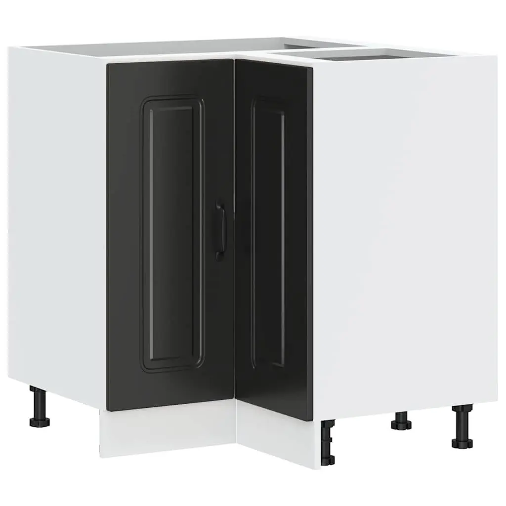 Engineered Wood Kitchen Corner Cabinet with Adjustable Feet