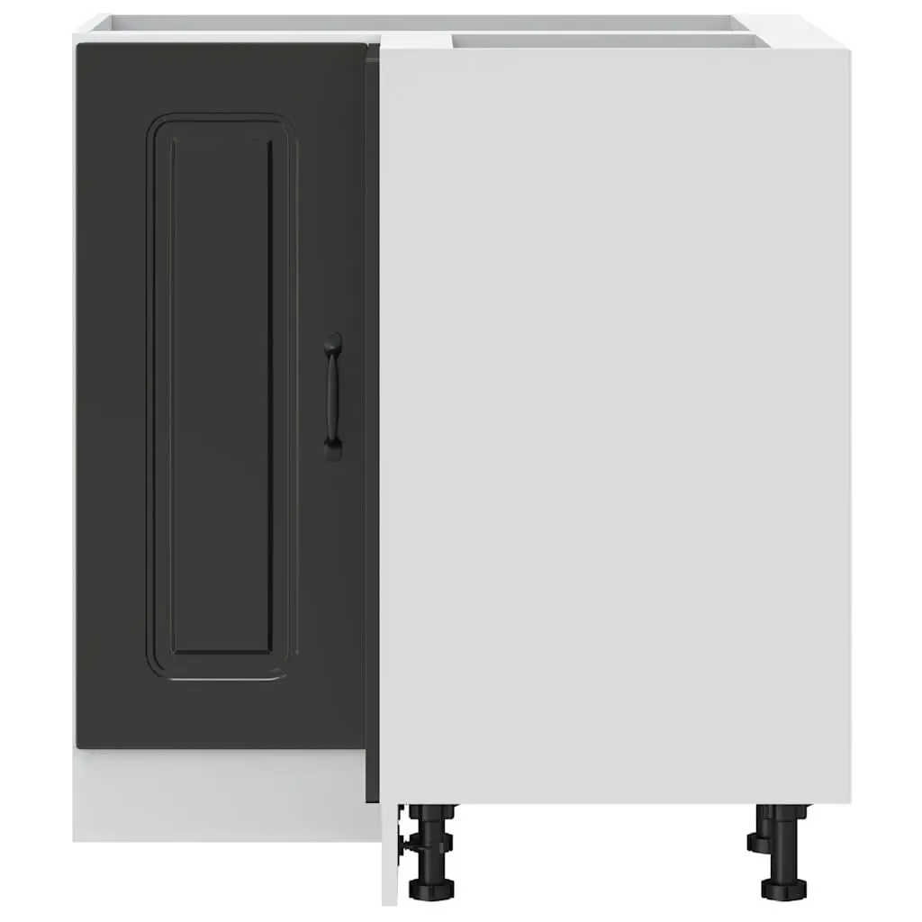Engineered Wood Kitchen Corner Cabinet with Adjustable Feet