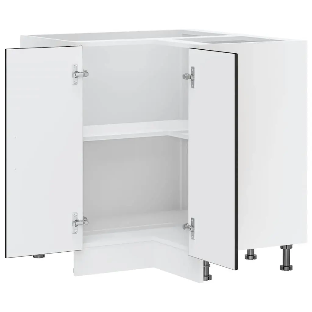 Engineered Wood Kitchen Corner Cabinet with Adjustable Feet